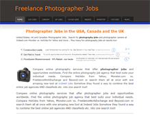 Tablet Screenshot of freelancephotographerjobs.com